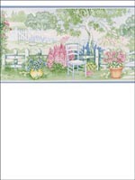 Garden Border CN73861 by Norwall Wallpaper for sale at Wallpapers To Go