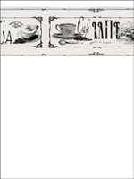 Coffee Border KV79530 by Norwall Wallpaper for sale at Wallpapers To Go