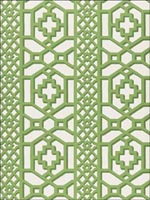 Zanzibar Trellis Jade Wallpaper 5006941 by Schumacher Wallpaper for sale at Wallpapers To Go
