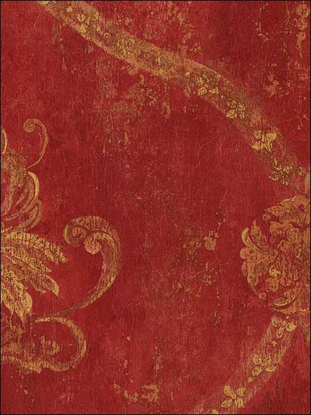 wallpaper sample for Norwall CS27328 Faux Damask Textured Wallpaper