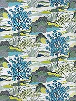 Daintree Bluemoon Fabric F985040 by Thibaut Fabrics for sale at Wallpapers To Go