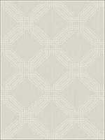 Metallic Geometric Trellis Textured Wallpaper OY32307 by Paper and Ink Wallpaper for sale at Wallpapers To Go