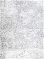 Lincolnshire Brick Paintable Luxury Vinyl Wallpaper 437RD812 by Brewster Wallpaper for sale at Wallpapers To Go