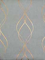 Aurora Blue Gold Wallpaper NW3551 by Antonina Vella Wallpaper for sale at Wallpapers To Go