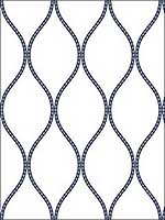 Dot Ogee Navy and White Wallpaper JB21602 by Wallquest Wallpaper for sale at Wallpapers To Go