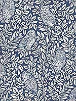 Parliament Navy Owl Wallpaper 311512412 by Chesapeake Wallpaper for sale at Wallpapers To Go