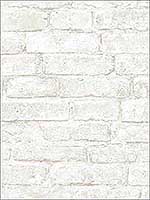 Arlington Off White Brick Wallpaper 311512481 by Chesapeake Wallpaper for sale at Wallpapers To Go