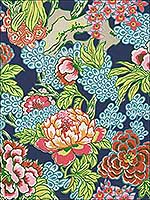 Honshu Navy Wallpaper T75488 by Thibaut Wallpaper for sale at Wallpapers To Go