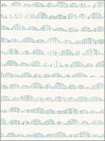Hill and Horizon Blue Wallpaper MK1141 by Magnolia Home Wallpaper for sale at Wallpapers To Go