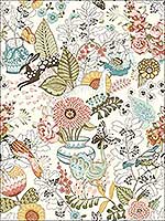 Whimsy Pink Fauna Wallpaper 282112802 by A Street Prints Wallpaper for sale at Wallpapers To Go