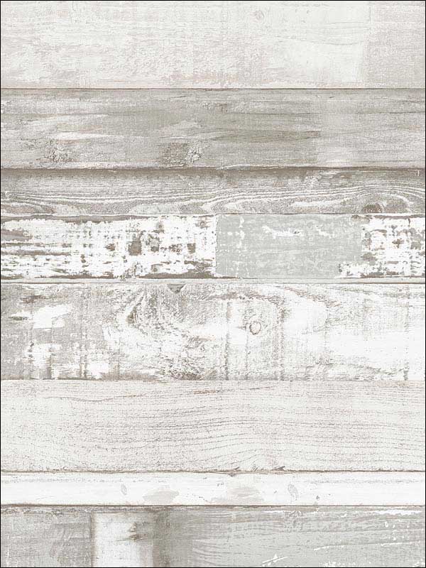 wallpaper sample for Patton Norwall FH37558 Beachwood Light Grey White Dove Dove White Wallpaper