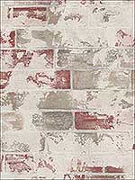 Brick Red Wallpaper G67988 by Patton Norwall Wallpaper for sale at Wallpapers To Go