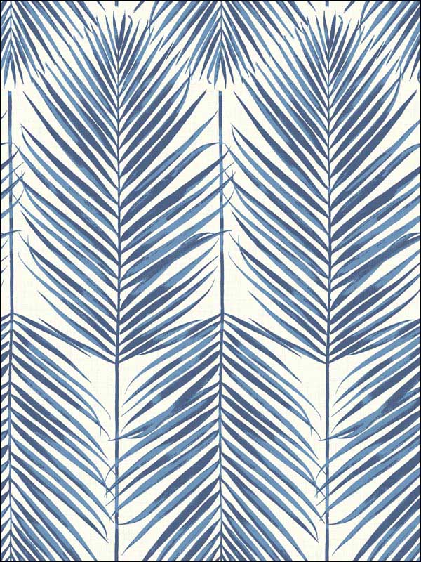 wallpaper sample for Seabrook MB30002 Paradise Coastal Blue Wallpaper