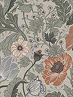 Anemone Grey Floral Wallpaper 294833001 by A Street Prints Wallpaper for sale at Wallpapers To Go