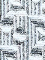 Merritt Indigo Geometric Wallpaper 296425955 by A Street Prints Wallpaper for sale at Wallpapers To Go