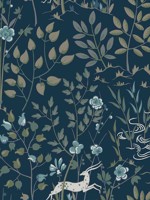 Aspen Dark Blue Wallpaper HO2128 by Ronald Redding Wallpaper for sale at Wallpapers To Go