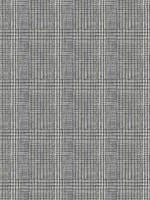 Shirting Plaid Black Wallpaper HO2170 by Ronald Redding Wallpaper for sale at Wallpapers To Go