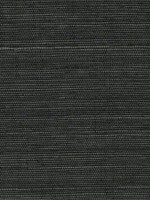 Kowloon Charcoal Sisal Grasscloth Wallpaper 40180033 by Advantage Wallpaper for sale at Wallpapers To Go