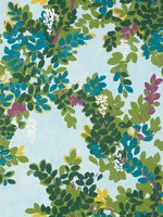 Central Park Sky Blue Wallpaper T14334 by Thibaut Wallpaper for sale at Wallpapers To Go