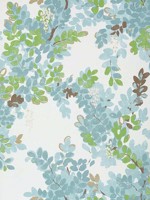 Central Park Spa Blue Wallpaper T14335 by Thibaut Wallpaper for sale at Wallpapers To Go