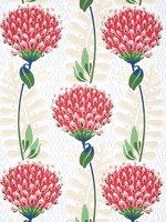 Tiverton Red Wallpaper T10647 by Thibaut Wallpaper for sale at Wallpapers To Go