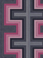 Maze Raspberry Wallpaper FJ40511 by Mayflower Wallpaper for sale at Wallpapers To Go