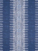 Javanese Stripe Navy Fabric AF15142 by Anna French Fabrics for sale at Wallpapers To Go