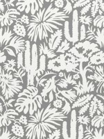 Botanica Nickel Fabric W74624 by Thibaut Fabrics for sale at Wallpapers To Go