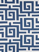 Tulum Applique Navy Fabric W713225 by Thibaut Fabrics for sale at Wallpapers To Go