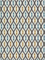 Rajah Charcoal Fabric W73364 by Thibaut Fabrics for sale at Wallpapers To Go