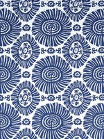 Solis Navy Fabric F910083 by Thibaut Fabrics for sale at Wallpapers To Go
