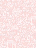 Garden Toile Pink Wallpaper WTG-250410 by Galerie Wallpaper for sale at Wallpapers To Go