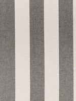 Newport Stripe Black and Linen Fabric WTG-260463 by Thibaut Fabrics for sale at Wallpapers To Go