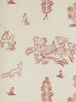 Wychwood Huntsman Red Wallpaper WTG-260643 by Andrew Martin Wallpaper for sale at Wallpapers To Go