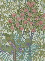 Macaw 01 Olive Wallpaper WTG-261856 by Maxwell Wallpaper for sale at Wallpapers To Go