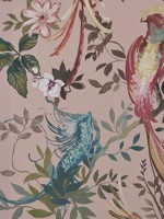 Bird Sonnet 03 Blush Wallpaper WTG-261962 by Maxwell Wallpaper for sale at Wallpapers To Go