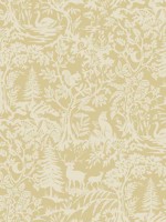 Alrick Mustard Forest Venture Wallpaper WTG-261990 by Chesapeake Wallpaper for sale at Wallpapers To Go
