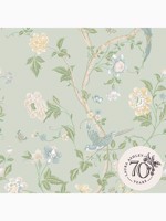 Summer Palace Eau de Nil Wallpaper WTG-263089 by Laura Ashley Wallpaper for sale at Wallpapers To Go