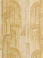 Crescent Paper Gold Ivory Wallpaper WTG-263140 by Lee Jofa Modern Wallpaper for sale at Wallpapers To Go
