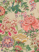 Peony Garden Beige Fabric WTG-263716 by Thibaut Fabrics for sale at Wallpapers To Go