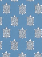 Turtle Bay Island Blue Fabric WTG-263975 by Thibaut Fabrics for sale at Wallpapers To Go