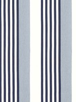 Riviera Stripe Oxford Blue and Navy Fabric WTG-264020 by Thibaut Fabrics for sale at Wallpapers To Go