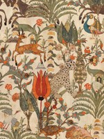 Algerian Tale Taupe Red Brown Green Wallpaper WTG-265273 by Mind the Gap Wallpaper for sale at Wallpapers To Go