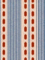 Mouassine Rouge Blue Red Taupe Wallpaper WTG-265289 by Mind the Gap Wallpaper for sale at Wallpapers To Go