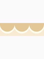 Linen Scallop Wallpaper Trim WTG-266594 by Rifle Paper Co Wallpaper for sale at Wallpapers To Go