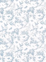 Newlands Toile Soft Blue Fabric WTG-266783 by Anna French Fabrics for sale at Wallpapers To Go