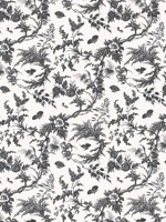 Newlands Toile Black Fabric WTG-266787 by Anna French Fabrics for sale at Wallpapers To Go