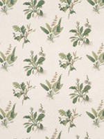 Woodland Green on Natural Fabric WTG-266802 by Anna French Fabrics for sale at Wallpapers To Go
