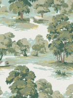 Sherwood Green Glade Wallpaper WTG-267979 by Advantage Wallpaper for sale at Wallpapers To Go