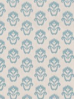 Indian Wells Spa Blue Fabric WTG-268273 by Thibaut Fabrics for sale at Wallpapers To Go